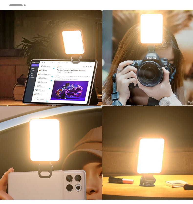 Magnetic Mini LED Ring Light Selfie Light For iphone 16 Pro/16 Pro Max/15 Pro/15 Pro Max/14 Pro /13 Pro Max For Streaming TikTok