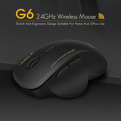 IMICE Wireless Gaming Mouse Ergonomic Mouse 6 Keys LED 1600 DPI Computer Charge Mouse Gamer Mice For PUBG FPS Game